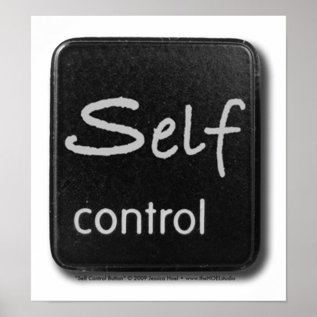 Self Control Button Print (Front)