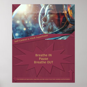 Self-Control Is YOUR SuperPower Poster