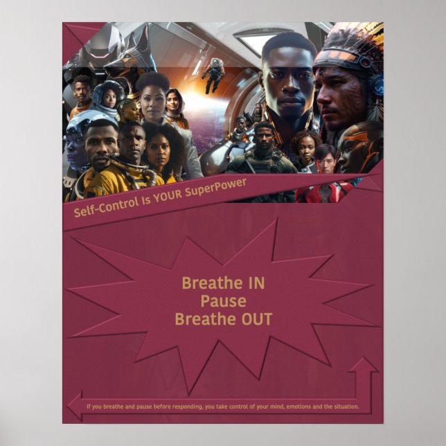 Self-Control Is YOUR SuperPower Poster (Front)