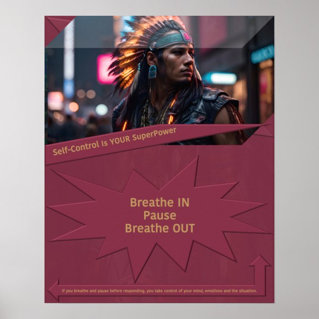 Self-Control Is YOUR SuperPower Poster (Front)