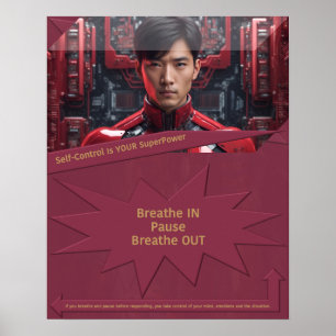 Self-Control Is YOUR SuperPower Poster