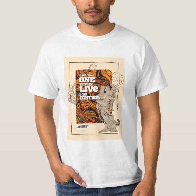 Self Control Motivational T-Shirt (Front)