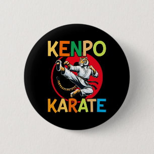 Self Defence Kenpo Karate Martial Arts 2 Inch Round Button