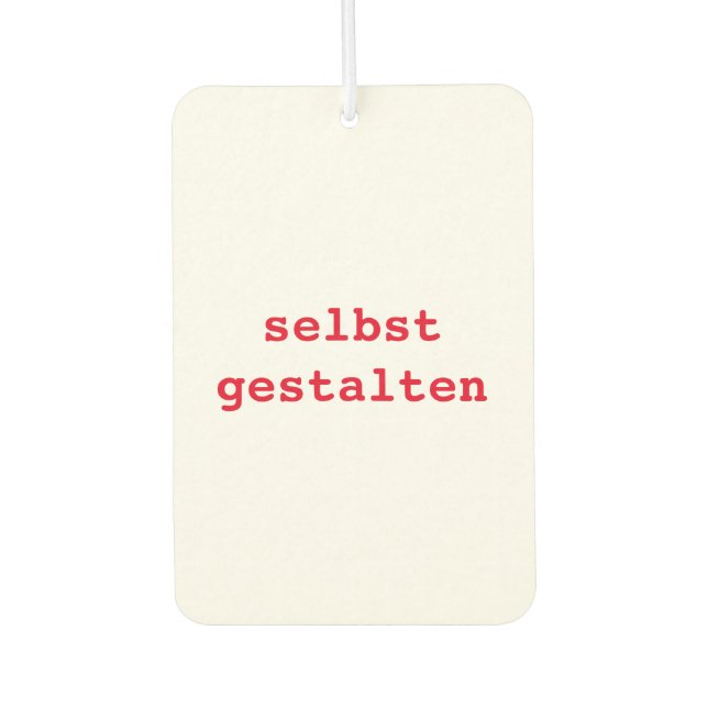 self-design air freshener (Front)