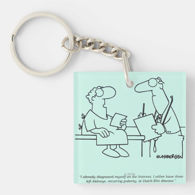 Self-Diagnosis Keychain (Front)