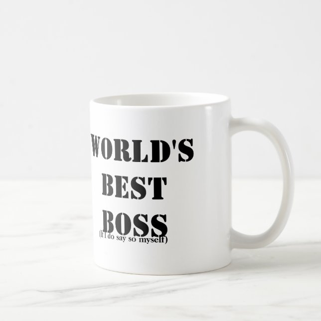 Self-Employed Best Boss Coffee Mug (Right)