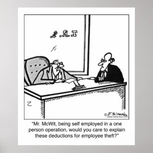 Self Employed & Employee Theft Poster