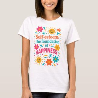 Self-Esteem and Happiness T-Shirt
