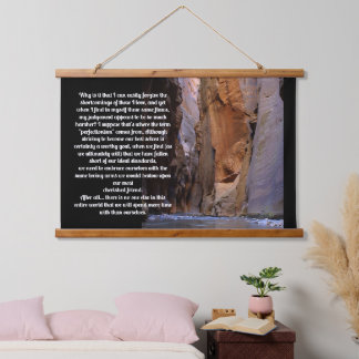 Self Forgiveness Inspirational Hanging Tapestry