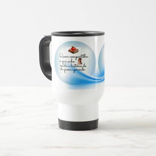 Self-heap, Teachers Travel Mug (Front Left)
