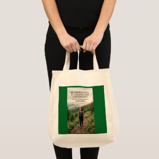 Self Improvement Is a Journey Not a Destination Tote Bag
