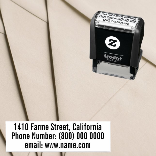 Self inking mailing accessories self-inking stamp (Creator Uploaded)