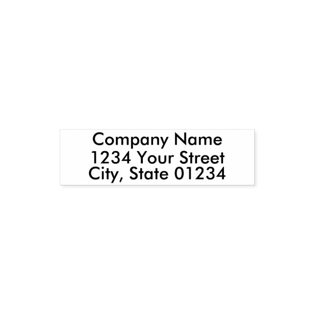 Self Inking Return Address Stamp (Design)