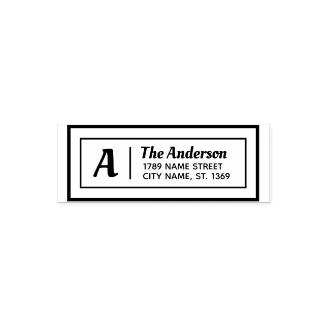 Self Inking Return Address Stamp (Design)