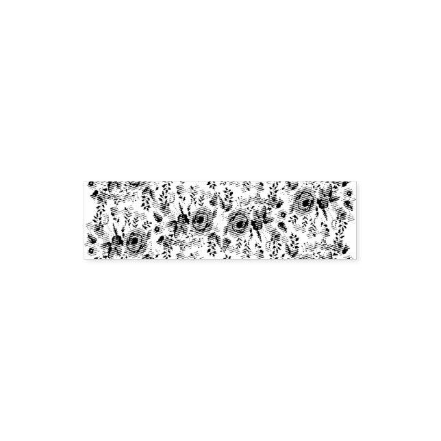 Self Inking Rubber Stamp (Design)