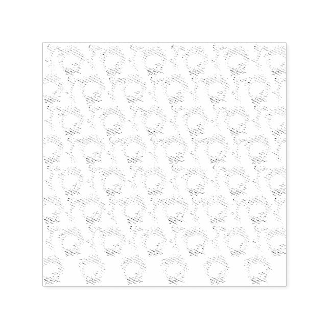 Self Inking Rubber Stamp (Design)