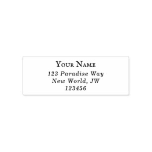 Self Inking Rubber Stamp