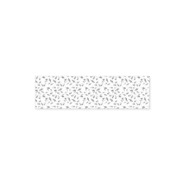 Self Inking Rubber Stamp (Design)