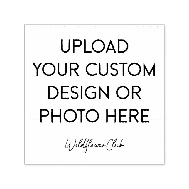 Self Inking Rubber Stamp (Design)