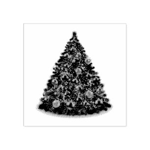 SELF INKING RUBBER STAMP : CHRISTMAS TREE
