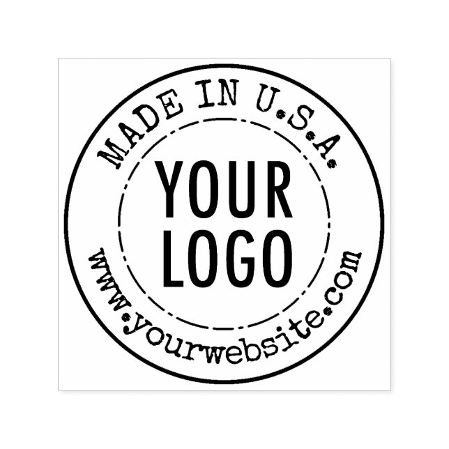 Self-Inking Rubber Stamp Made In Country of Origin (Design)