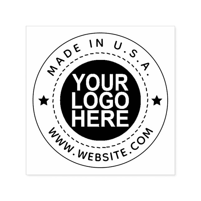 Self-Inking Rubber Stamp Made In Country of Origin (Design)