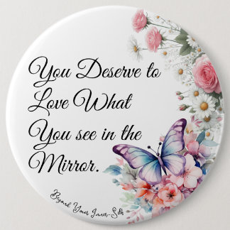 Self Joy  6 Inch Round Button