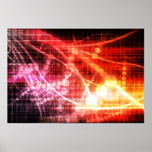 Self Learning Technology Artificial Intelligence Poster