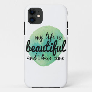 self love affirmations for life acceptance iPhone 11 case