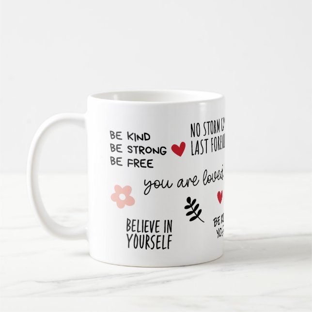 Self Love and Inspiration mug (Left)