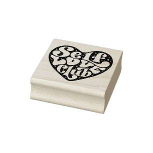 Self Love Club Rubber Stamp