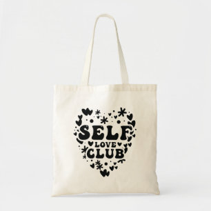 Self love club tote bag