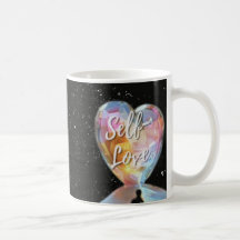 Self Love Galaxy Heart Unisex Mug