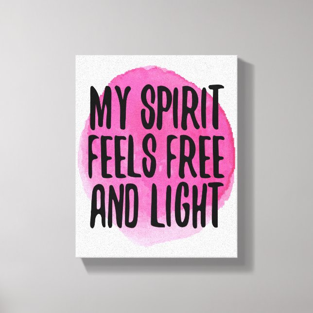 self love inspiration for life acceptance canvas print (Front)