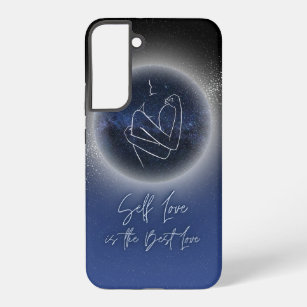 Self Love is the Best Love: Navy Ombre Galaxy Samsung Galaxy Case