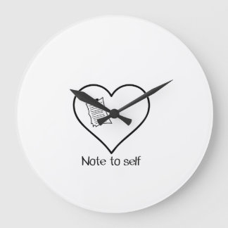 self love large clock
