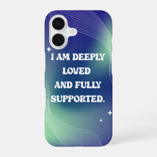 Self Love, Motivational, Inspirational Quote iPhone 16 Case