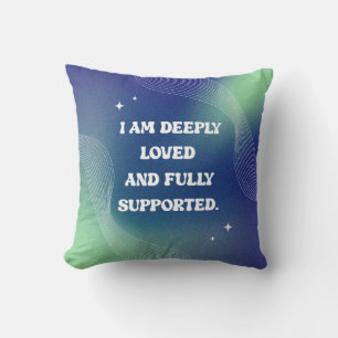 Self Love, Motivational, Inspirational Quote Throw Pillow