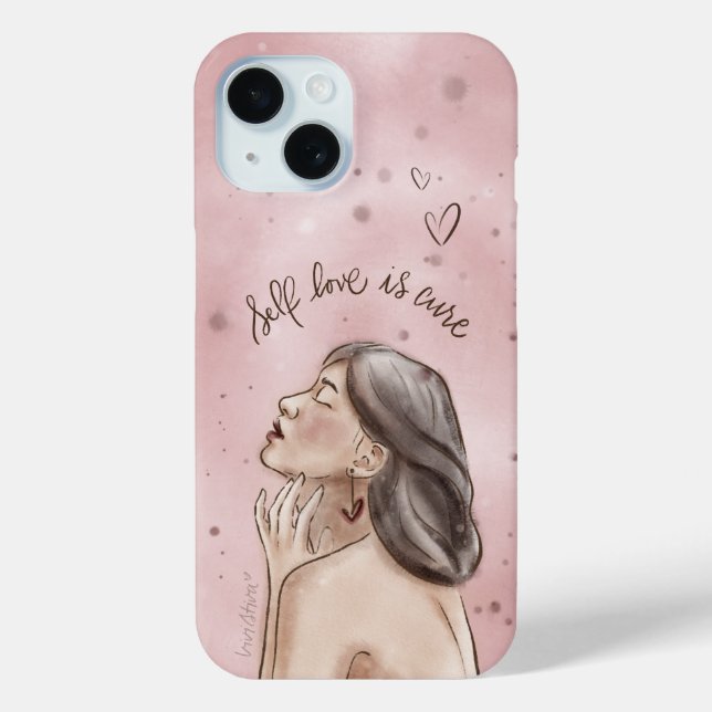 Self Love Phone Case | Girl in Pink (Back)