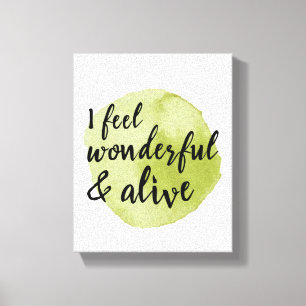 self love positive vibes words for self care canvas print
