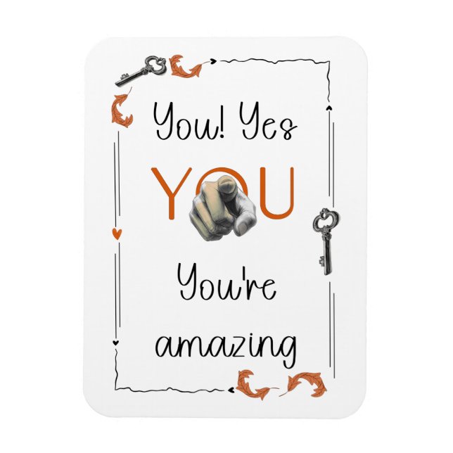 Self Love Reminder Gift for Someone Special Magnet (Vertical)