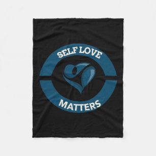 Self Love S Sticker Fleece Blanket