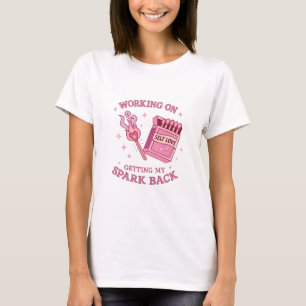 Self Love Spark Pink Matchbook Empowerment T-Shirt