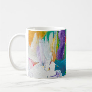 Self made abstract background. abstract,acrylic,ar coffee mug