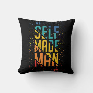 Self Made Man – LGBTQ+ Trans Pride Throw Pillow