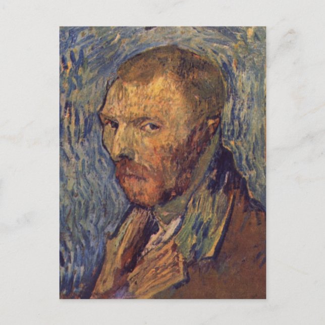 Self-mutilated ear portrait - Van Gogh Postcard (Front)