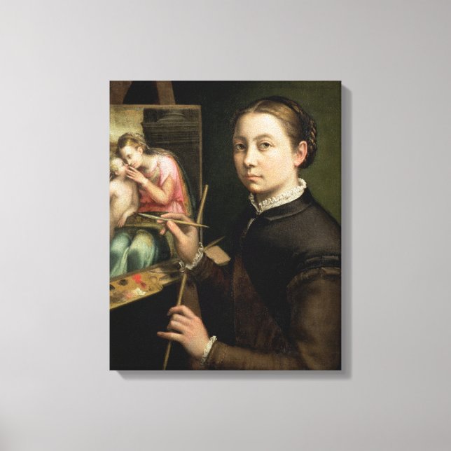 Self portrait, 1556 canvas print (Front)