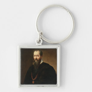 Self Portrait, 1566-68 (oil on canvas) Keychain