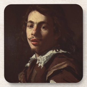 Self Portrait, 1620 (oil on canvas) Coaster