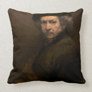 Self-Portrait, 1659 (oil on canvas) Throw Pillow